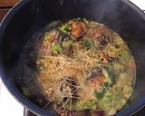 A picture of step 6 of California Farm Portobello Mushroom Soup.