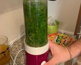 A picture of step 3 of Green herb sauce.