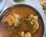 Palak pakoda curry recipe step 5 photo