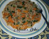 A picture of step 4 of Spaghetti with veggie.