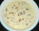 A picture of step 3 of Sabudana kheer.