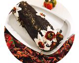 عکس مرحله 3 از دستور ایده‌ی تزیین پاییزی کیک و رولت با گلهای خرمالو