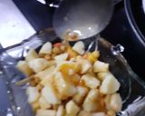 A picture of step 2 of Fruit chat with Aloobukhara chutney.