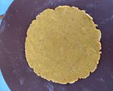 A picture of step 3 of Juwar roti (Sorghum).