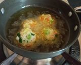 A picture of step 2 of Fried Rice with Manchurian.