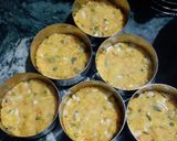 A picture of step 4 of Steamed Poha Veggie bites.