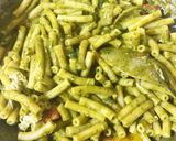 A picture of step 2 of Pesto pasta with paneer salad.