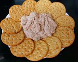A picture of step 4 of My Tuna Mix Dip with Wholemeal Crackers.