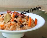A picture of step 1 of Cinnamon rice.