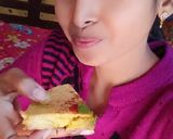 A picture of step 6 of Suji ke sandwich.