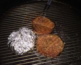 A picture of step 5 of Grilled Pork Chops With Creamy Mushroom Sauce.