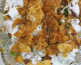 A picture of step 3 of Chana chaat.