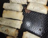 รูปขั้นตอนการทำที่ 5 ของ ปอเปี๊ยะหมูสับหม้อทอดไร้น้ำมัน
