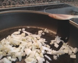 Foto del paso 1 de la receta: Risotto de espinacas y jamón
