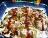 A picture of step 3 of Mash ki daal ka dahi bharray.