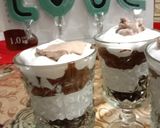 A picture of step 5 of Brownie Trifle with Chocolate Custard 🍮🍮🍮.