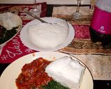 A picture of step 7 of Beef and sukumawiki.