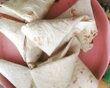 Une image de l'étape 8 de Samoussa.tortillas aux poireaux, thon, moutarde #healthy #detox.