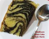 256. Zebra Cake Au Bain Marie langkah memasak 20 foto