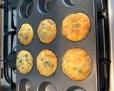 A picture of step 8 of Oven Baked Omelette Muffins - Pancetta, Leek and Broccoli.