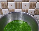 A picture of step 3 of Palak paneer.