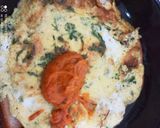 ऑमलेट पिझ्झा (omlette pizza recipe in marathi) रेसिपी स्टेप 5 फोटो 
