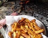 Foto del paso 6 de la receta: Al Disco | Papas fritas con maizena