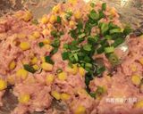 A picture of step 5 of Corn Tofu Pork Meatballs.