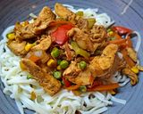 A picture of step 16 of Malaysian Spicy Chicken Stir-Fry (Ayam Paprik) C&G.
