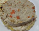 Foto del paso 4 de la receta: Arepa rellena de fiambre de pollo casero🫓🥙🥯