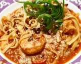 लहसुन प्रॉन्स और टमाटर स्पेगेटी (lehsun prawns aur tamatar spaghetti recipe in Hindi) रेसिपी चरण 5 फोटो