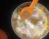 A picture of step 1 of Namkin paratha.