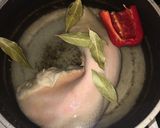 Foto del paso 1 de la receta: Lengua a la vinagreta con huevo y morrón 😃
