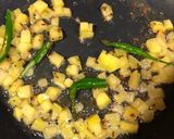 A picture of step 2 of Vegetable pulao.