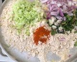 A picture of step 1 of Millets pan cake.