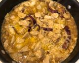 A picture of step 8 of Oyakodon (亲子丼）.