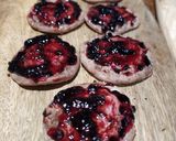 A picture of step 5 of Chocolate Blackcurrant Flat bread.