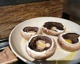 Portobello töltve recept fázis 1 fotója