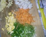 Foto langkah ke 2 dari resep Orak Arik Sayur mix Cumi Kupas Pineapple.
