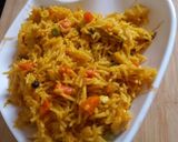A picture of step 6 of Pressure cooker pulav.