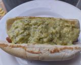 Foto del paso 11 de la receta: Perrito caliente🌭con aguacate🥑🧀y salsa tártara🥯