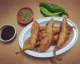 मिर्ची पकौड़ा (mirchi pakoda recipe in Hindi) रेसिपी चरण 3 फोटो