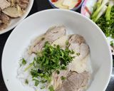 Hình bước làm 4 của món Phở gàu