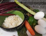 Foto del paso 1 de la receta: Fritos de arroz con verduras