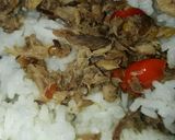 Foto langkah ke 3 dari resep Ikan tongkol suwir+pete.