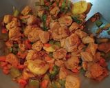 A picture of step 7 of Soya Veggies Stir Fry.