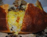 A picture of step 35 of King rice/Shah pilaf شاه پلو.