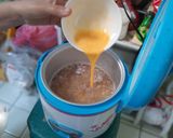 รูปขั้นตอนการทำที่ 6 ของ ข้าวต้มไข่หมูสับหม้อหุงข้าว