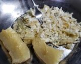 A picture of step 3 of Yuca Arepas with Cheese.