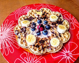 Foto del paso 6 de la receta: Gofres sin plátano 🧇